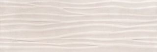Ivory Wave Glossy 12x36 by Happy Floors