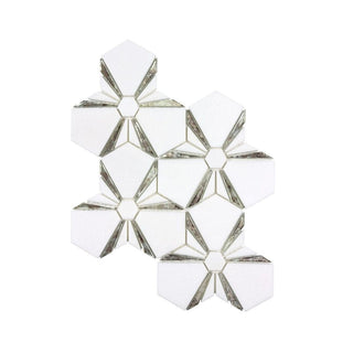KALEIDOSCOPE SILVER Tile & Stone by Anthology Tile