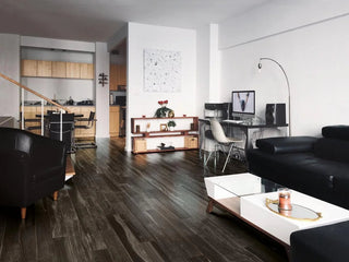Lacquered Wood - Black Tile & Stone by Stanton