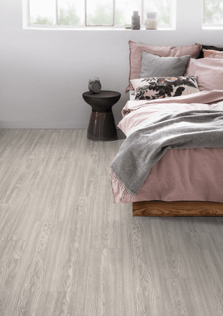 Light Grey Soria Oak Water Resistant Laminate by Egger