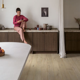 Light storm oak extra matt Engineered Hardwood by Quickstep