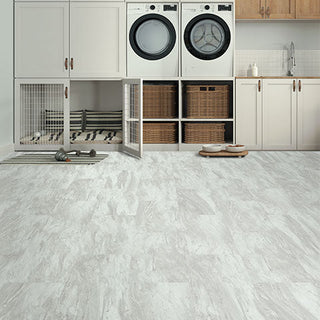 Marble Nouveau, Avalanche 7”x48” Vinyl by Tarkett Home