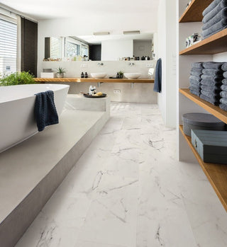 Marble White Engineered Hardwood by Anchor Floor & Supply