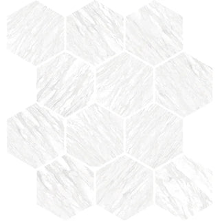 Marbles Matte Hexago - Volakas Silk Tile & Stone by Stanton