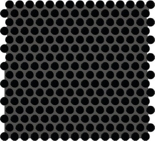 Matte Black Penny Rounds Tile & Stone by American Olean