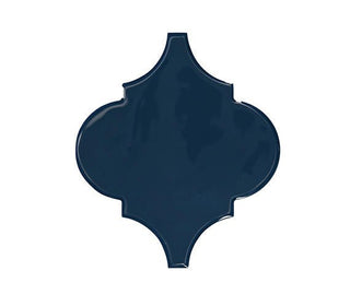 Midnight Blue Arabesque Undulated Tile & Stone by American Olean