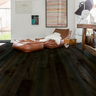 Midnight oak oiled Engineered Hardwood by Quickstep