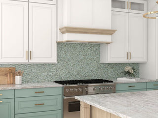MINI TRIANGLE LAGOON Tile & Stone by Anthology Tile