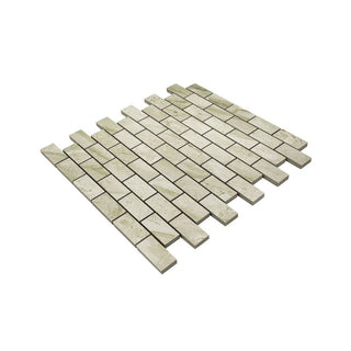 MISTY SILK 1X2 MOSAIC MATTE Tile & Stone by Anthology Tile