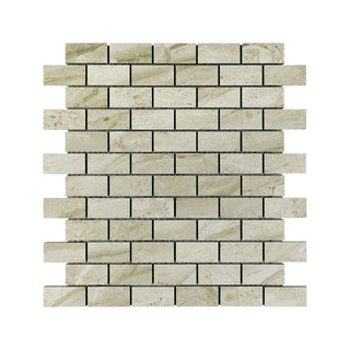 MISTY SILK 1X2 MOSAIC MATTE Tile & Stone by Anthology Tile