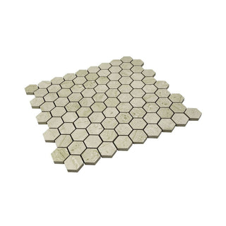 MISTY SILK HEXAGON MOSAIC MATTE Tile & Stone by Anthology Tile