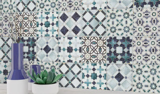 MOROCCAN MIX AZURE Tile & Stone by Anthology Tile