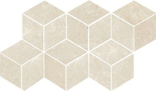 Mosaic 3D Hexagon Arona Beige Polished 7x12 Tile & Stone by Happy Floors
