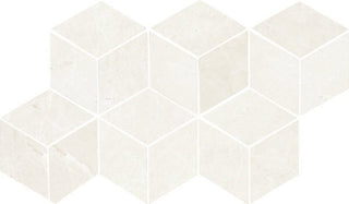 Mosaic 3D Hexagon Arona Bianco Polished 7x12 Tile & Stone by Happy Floors