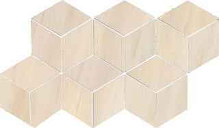 Mosaic 3D Hexagon Dolomite Beige Polished 7x12 Tile & Stone by Happy Floors