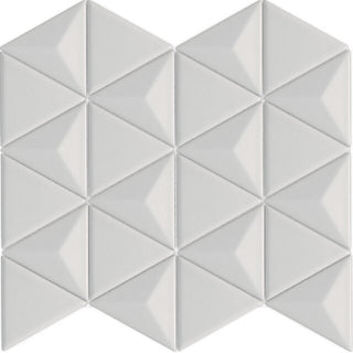 Mosaic Albar Glossy Triangle 12.5x11 by Happy Floors