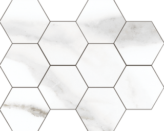 Mosaic Alsacia Natural Hexagon 8x10 Tile & Stone by Happy Floors