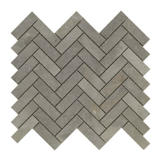 Mosaic Ash Herringbone 11x13 by Happy Floors