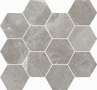 Mosaic Ash Hexagon 12x14 by Happy Floors