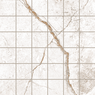 Mosaic Bianco 2x2 (12x12 Sheet) by Happy Floors