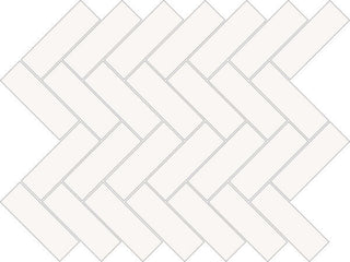 Mosaic Blanco Natural Herringbone 9x12 Tile & Stone by Happy Floors