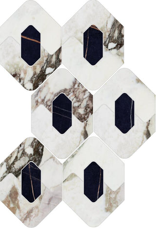 Mosaic Calacatta Viola Natural Legend 8x13 by Happy Floors