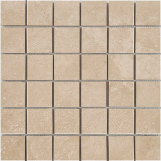 Mosaic Cipriani Almond 2x2 (12x12 Sheet) Tile & Stone by Happy Floors