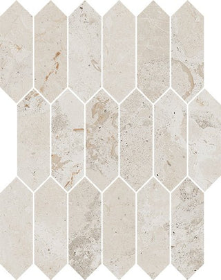 Mosaic Crystal Natural Picket 11.5x11 by Happy Floors
