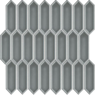 Mosaic Dark Picket 11.5x11 by Happy Floors