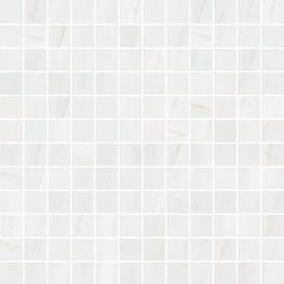 Mosaic Dolomite White Natural 1x1 (12x12 Sheet) Tile & Stone by Happy Floors