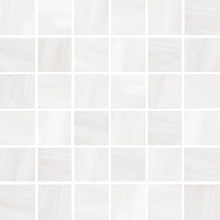 Mosaic Dolomite White Natural 2x2 (12x12 Sheet) Tile & Stone by Happy Floors
