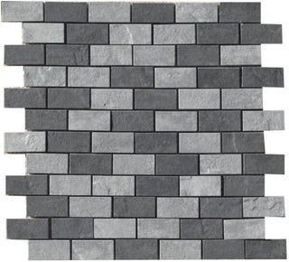 Mosaic Eternity Mix (Black + Grey) 2x2 (12x12 Sheet) Tile & Stone by Happy Floors