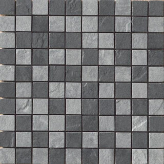Mosaic Eternity Mix (Black + Grey) 2x2 (12x12 Sheet) Tile & Stone by Happy Floors