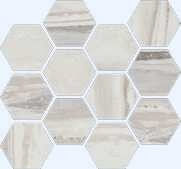 Mosaic Exotic Stone Arctic Natural Hexagon 12x14 Tile & Stone by Happy Floors
