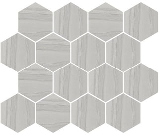 Mosaic Grey Hexagon 12x14 Tile & Stone by Happy Floors