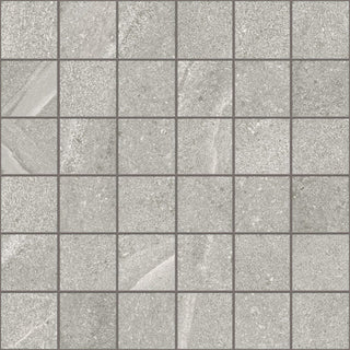 Mosaic Grey Natural 2x2 (12x12 Sheet) by Happy Floors