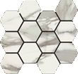 Mosaic Hexagon Italia Polished 12x14 Tile & Stone by Happy Floors