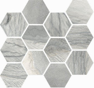 Mosaic Macaubas Oyster Polished Hexagon 12x14 Tile & Stone by Happy Floors