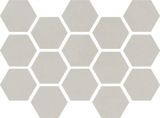 Mosaic Marfil Hexagon 10x14 Tile & Stone by Happy Floors