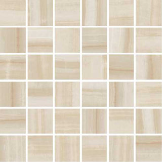 Mosaic Onyx Honey Natural 2x2 (12x12 Sheet) Tile & Stone by Happy Floors