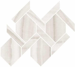 Mosaic Onyx Milk Polished Rope 13x14.5 Tile & Stone by Happy Floors