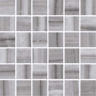 Mosaic Onyx Silver Polished 2x2 (12x12 Sheet) Tile & Stone by Happy Floors