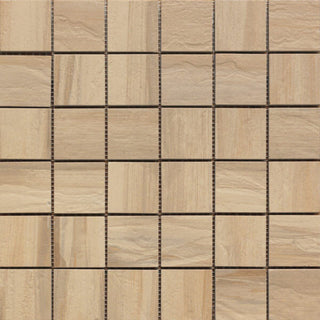 Mosaic Paint Stone Beige 2x2 (12x12 Sheet) Tile & Stone by Happy Floors