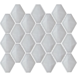 Mosaic Pearl Glossy Diamond 10.5x13 by Happy Floors