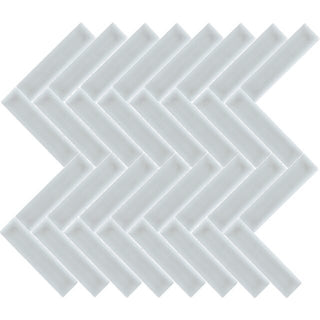 Mosaic Pearl Herringbone 11x11 by Happy Floors