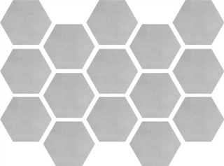 Mosaic Perla Hexagon 10x14 Tile & Stone by Happy Floors