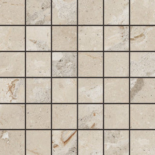 Mosaic Sand Natural 2x2 (12x12 Sheet) by Happy Floors