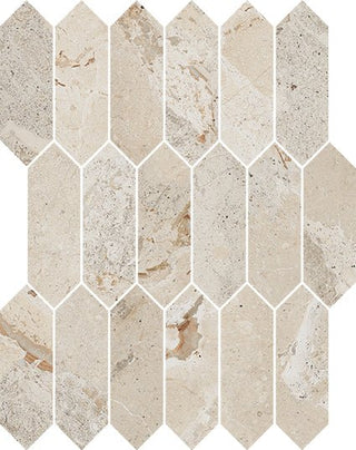 Mosaic Sand Natural Picket 11.5x11 by Happy Floors