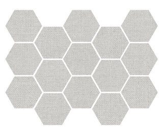 Mosaic SILVER Hexagon 12x14 by Happy Floors
