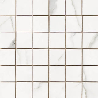 Mosaic Statuario Luxe Polished 2x2 (12x12 Sheet) Tile & Stone by Happy Floors